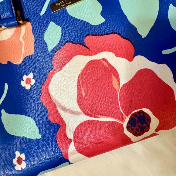 Kate Spade Newbury Lane Felix Cherry Floral Satchel WKRU3863 Vintage/Retro Vibes - Picture 6 of 16